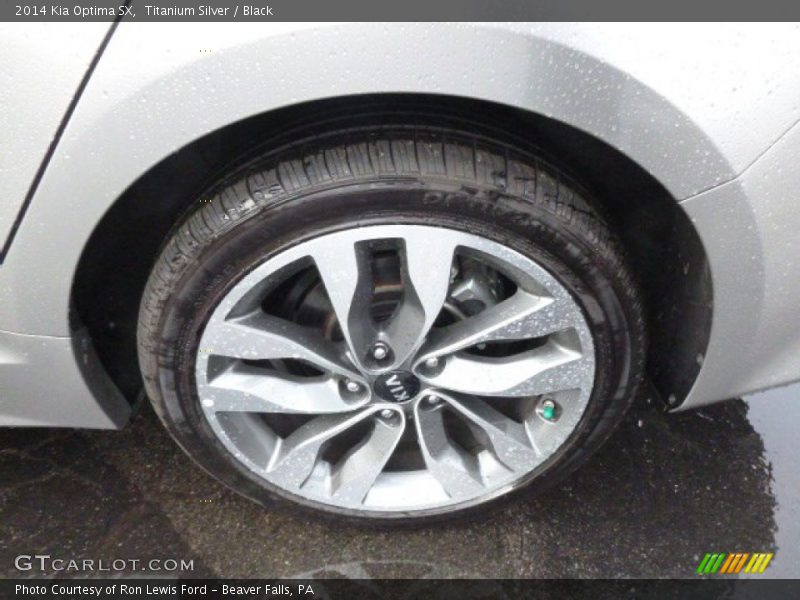 Titanium Silver / Black 2014 Kia Optima SX