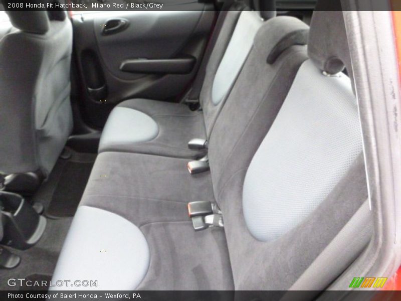 Milano Red / Black/Grey 2008 Honda Fit Hatchback