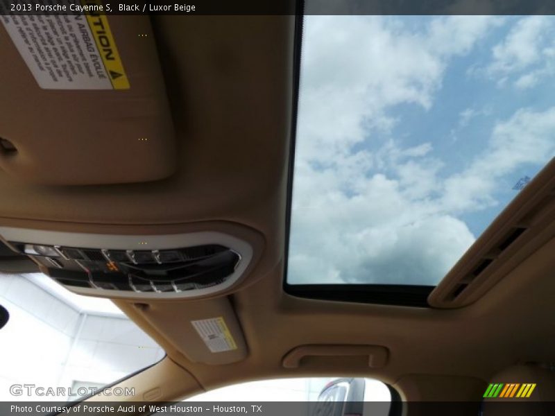 Black / Luxor Beige 2013 Porsche Cayenne S