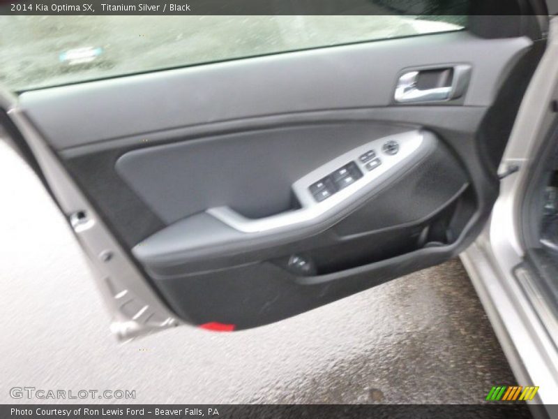Titanium Silver / Black 2014 Kia Optima SX