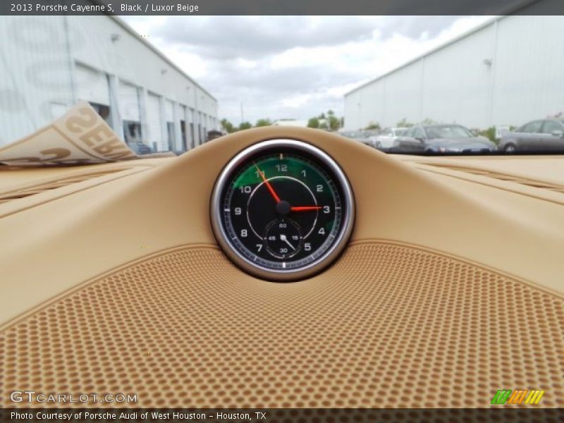 Black / Luxor Beige 2013 Porsche Cayenne S