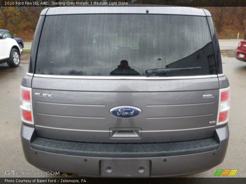 Sterling Grey Metallic / Medium Light Stone 2010 Ford Flex SEL AWD