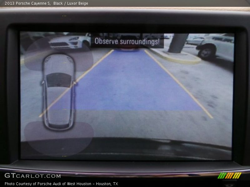 Black / Luxor Beige 2013 Porsche Cayenne S