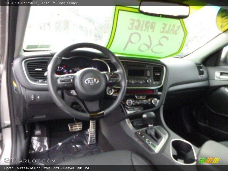 Titanium Silver / Black 2014 Kia Optima SX