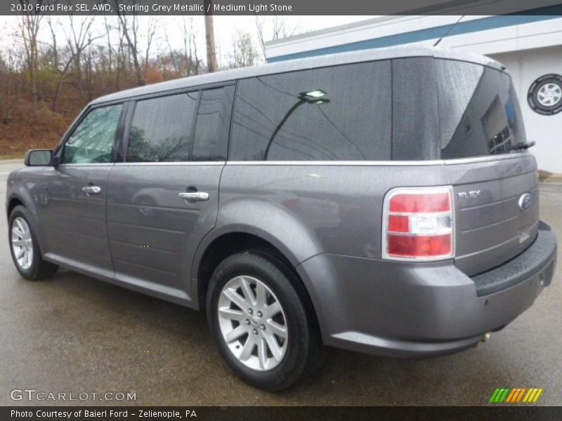 Sterling Grey Metallic / Medium Light Stone 2010 Ford Flex SEL AWD