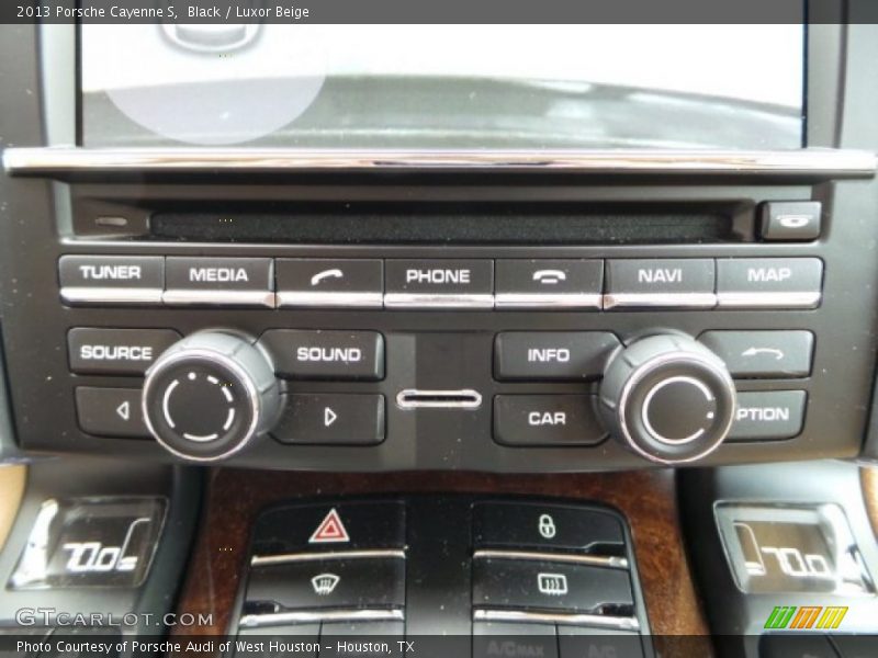 Black / Luxor Beige 2013 Porsche Cayenne S