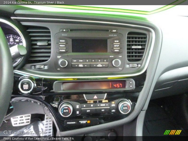 Titanium Silver / Black 2014 Kia Optima SX