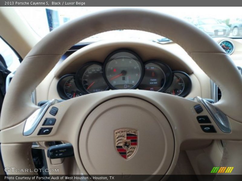Black / Luxor Beige 2013 Porsche Cayenne S