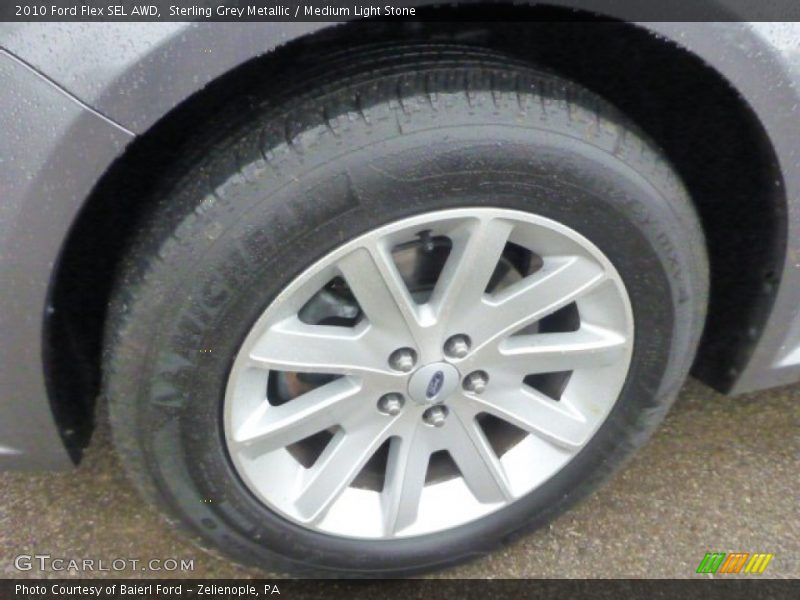 Sterling Grey Metallic / Medium Light Stone 2010 Ford Flex SEL AWD