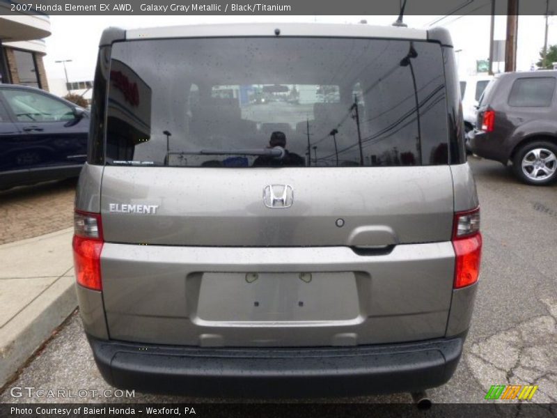 Galaxy Gray Metallic / Black/Titanium 2007 Honda Element EX AWD