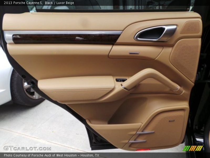 Black / Luxor Beige 2013 Porsche Cayenne S