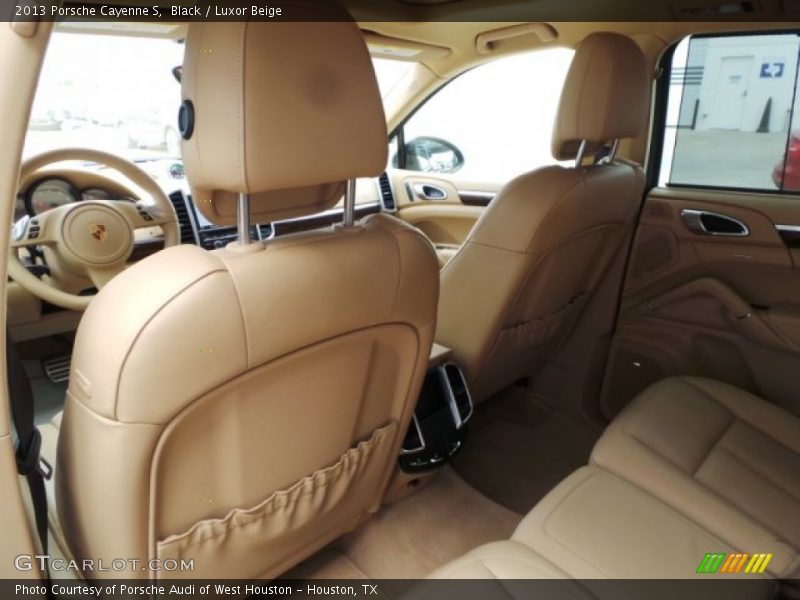 Black / Luxor Beige 2013 Porsche Cayenne S