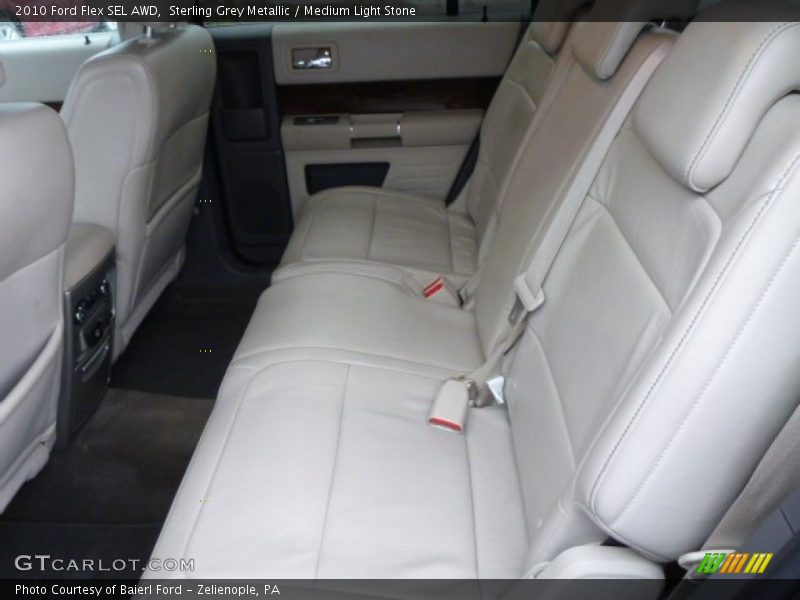 Sterling Grey Metallic / Medium Light Stone 2010 Ford Flex SEL AWD