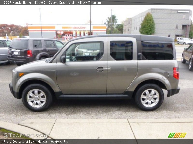Galaxy Gray Metallic / Black/Titanium 2007 Honda Element EX AWD