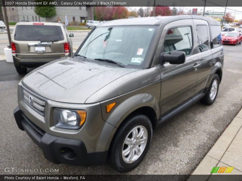 Galaxy Gray Metallic / Black/Titanium 2007 Honda Element EX AWD