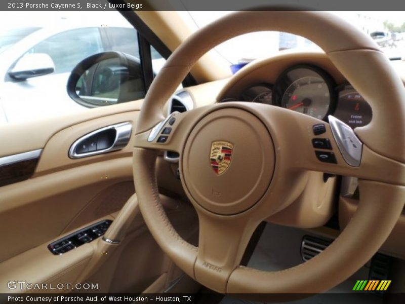 Black / Luxor Beige 2013 Porsche Cayenne S