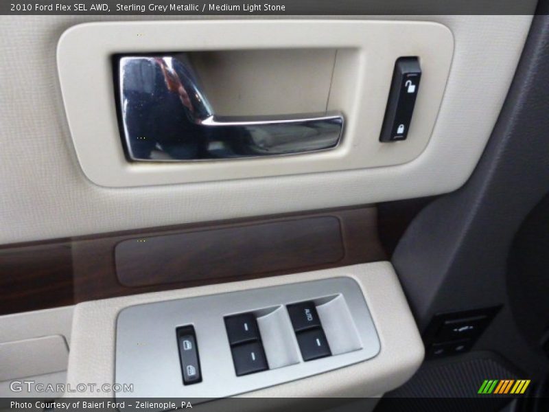 Sterling Grey Metallic / Medium Light Stone 2010 Ford Flex SEL AWD