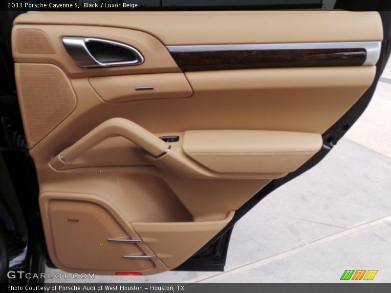 Black / Luxor Beige 2013 Porsche Cayenne S