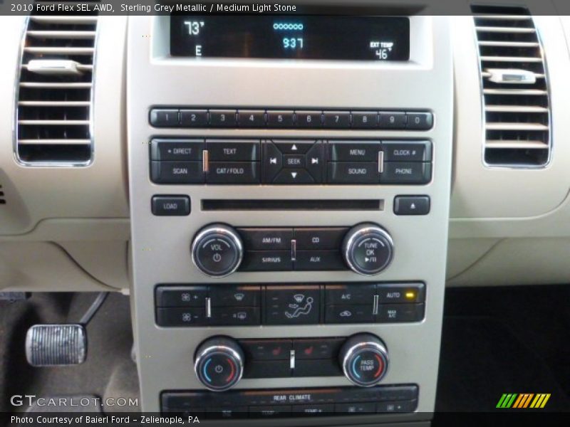 Sterling Grey Metallic / Medium Light Stone 2010 Ford Flex SEL AWD