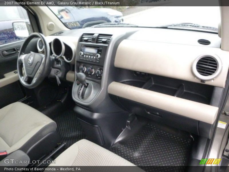 Galaxy Gray Metallic / Black/Titanium 2007 Honda Element EX AWD
