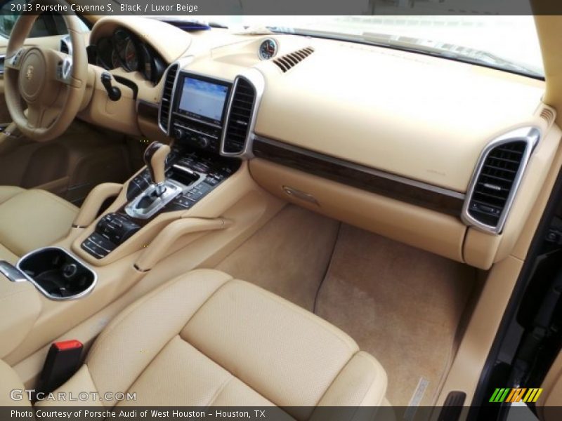 Black / Luxor Beige 2013 Porsche Cayenne S
