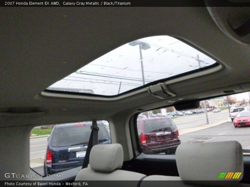 Galaxy Gray Metallic / Black/Titanium 2007 Honda Element EX AWD