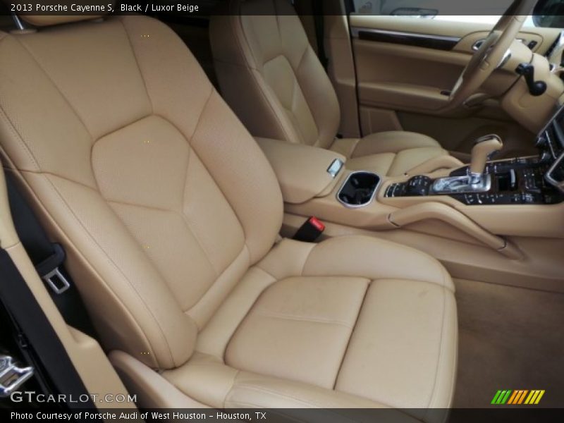 Black / Luxor Beige 2013 Porsche Cayenne S