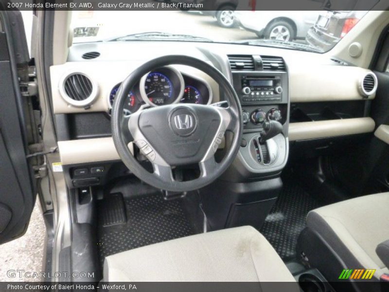 Galaxy Gray Metallic / Black/Titanium 2007 Honda Element EX AWD