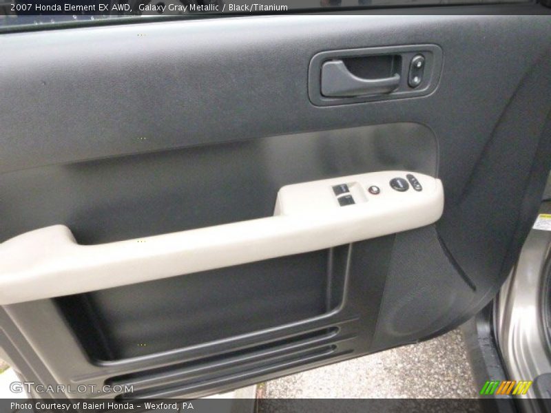 Galaxy Gray Metallic / Black/Titanium 2007 Honda Element EX AWD