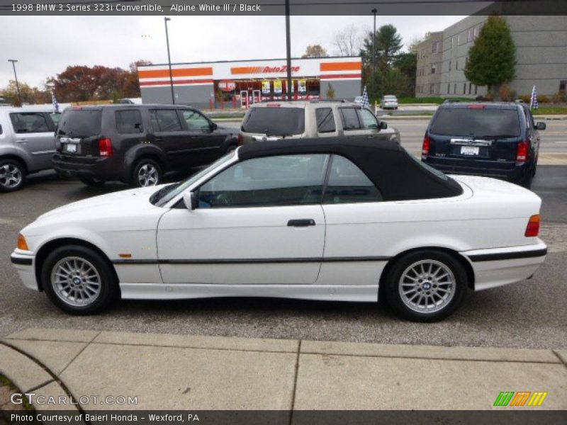  1998 3 Series 323i Convertible Alpine White III
