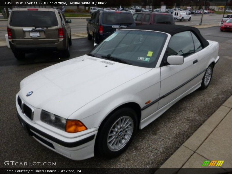 Front 3/4 View of 1998 3 Series 323i Convertible