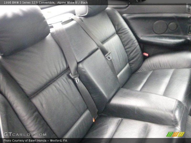 Rear Seat of 1998 3 Series 323i Convertible