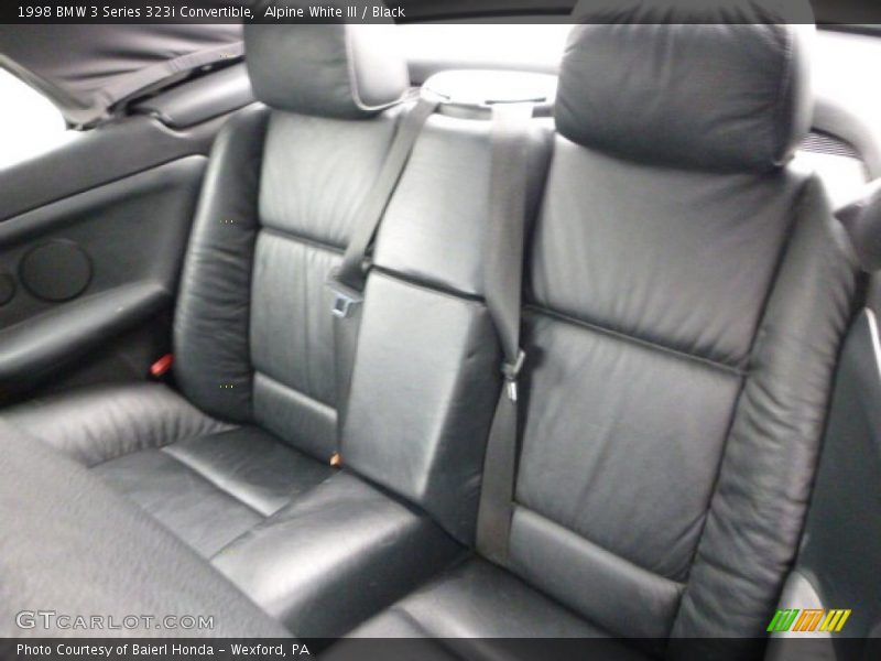 Alpine White III / Black 1998 BMW 3 Series 323i Convertible