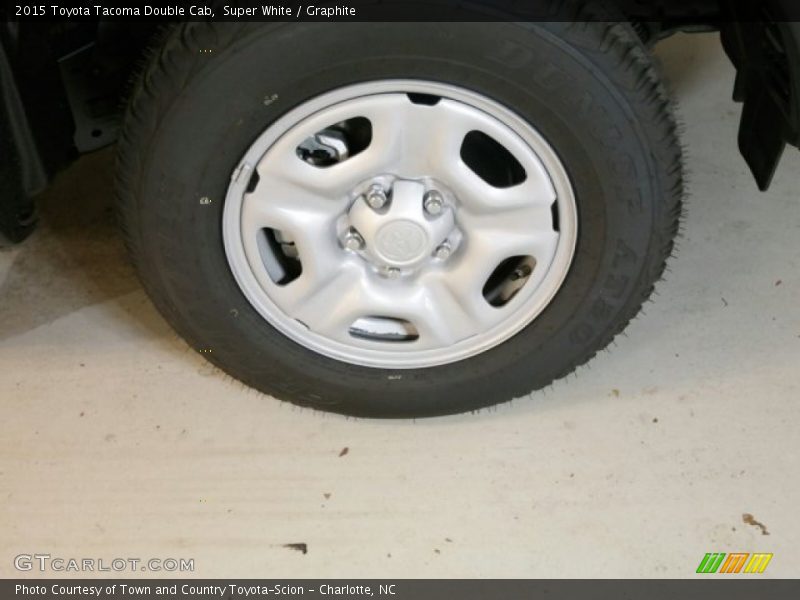 Super White / Graphite 2015 Toyota Tacoma Double Cab