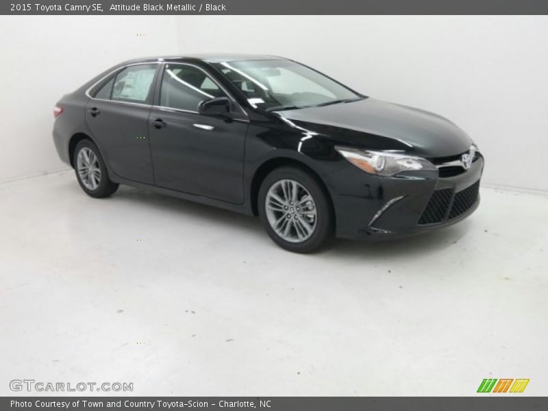 Attitude Black Metallic / Black 2015 Toyota Camry SE