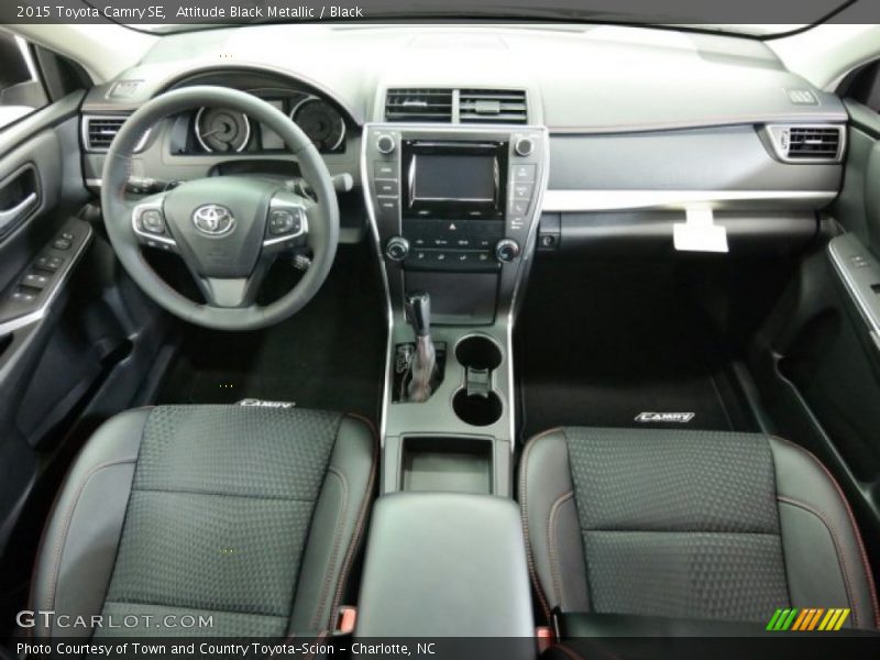 Attitude Black Metallic / Black 2015 Toyota Camry SE