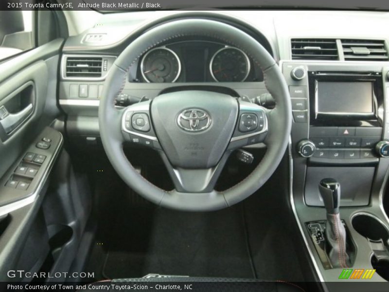 Attitude Black Metallic / Black 2015 Toyota Camry SE