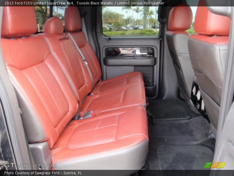Rear Seat of 2013 F150 Limited SuperCrew 4x4