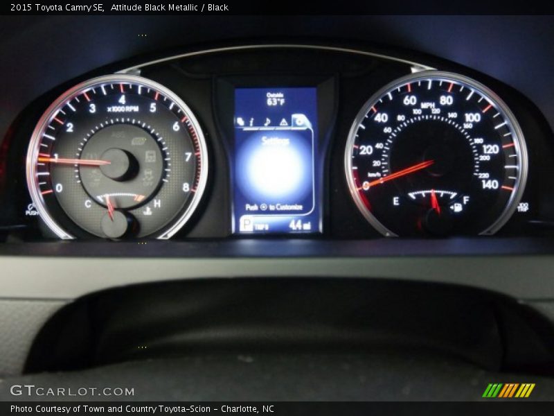 Attitude Black Metallic / Black 2015 Toyota Camry SE