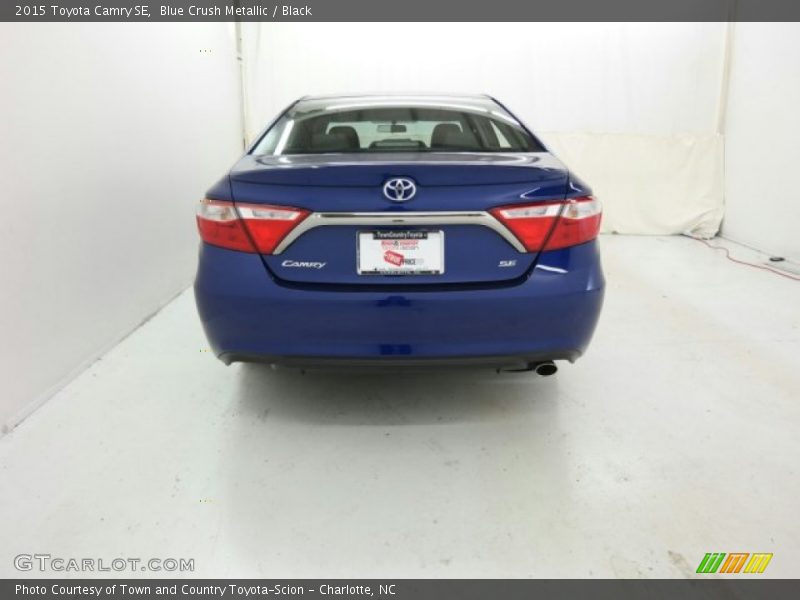 Blue Crush Metallic / Black 2015 Toyota Camry SE