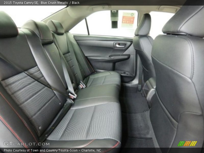 Blue Crush Metallic / Black 2015 Toyota Camry SE