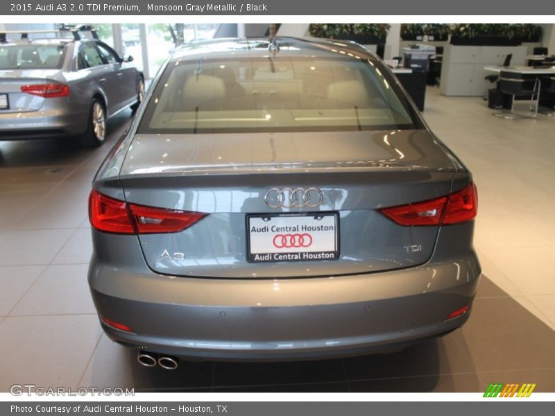 Monsoon Gray Metallic / Black 2015 Audi A3 2.0 TDI Premium
