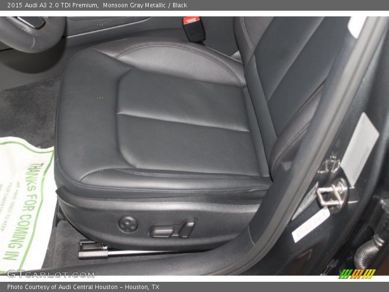 Monsoon Gray Metallic / Black 2015 Audi A3 2.0 TDI Premium