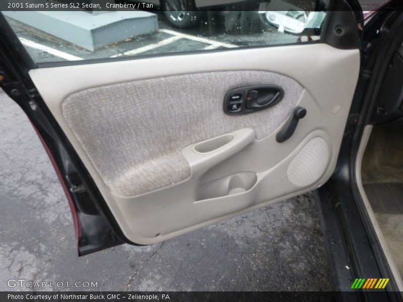 Cranberry / Tan 2001 Saturn S Series SL2 Sedan