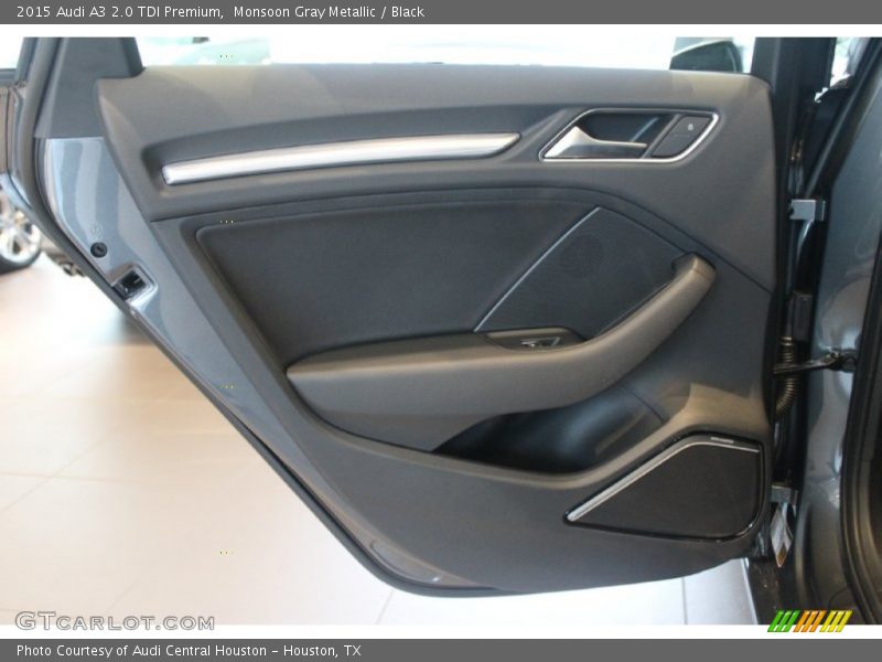 Monsoon Gray Metallic / Black 2015 Audi A3 2.0 TDI Premium