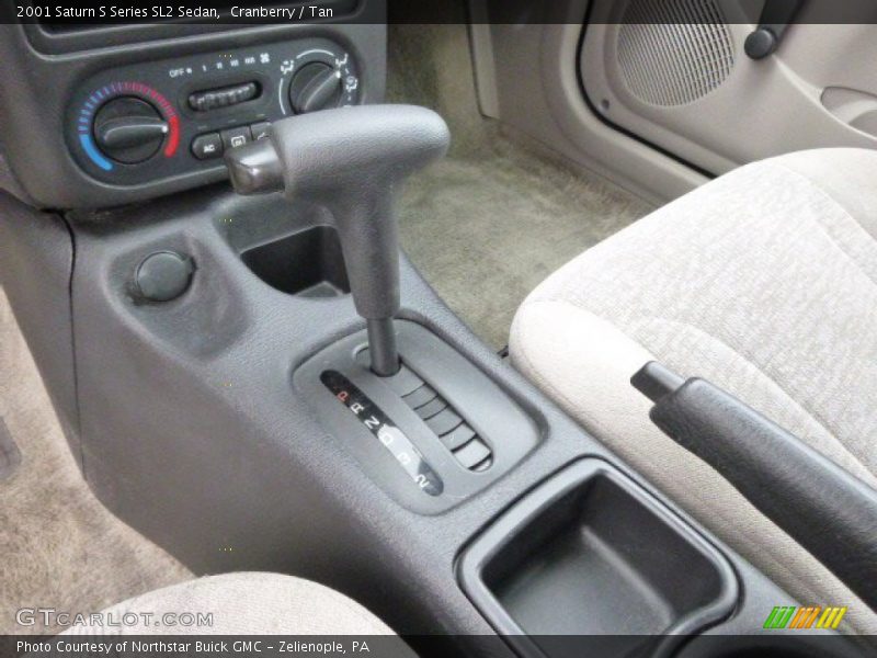 Cranberry / Tan 2001 Saturn S Series SL2 Sedan