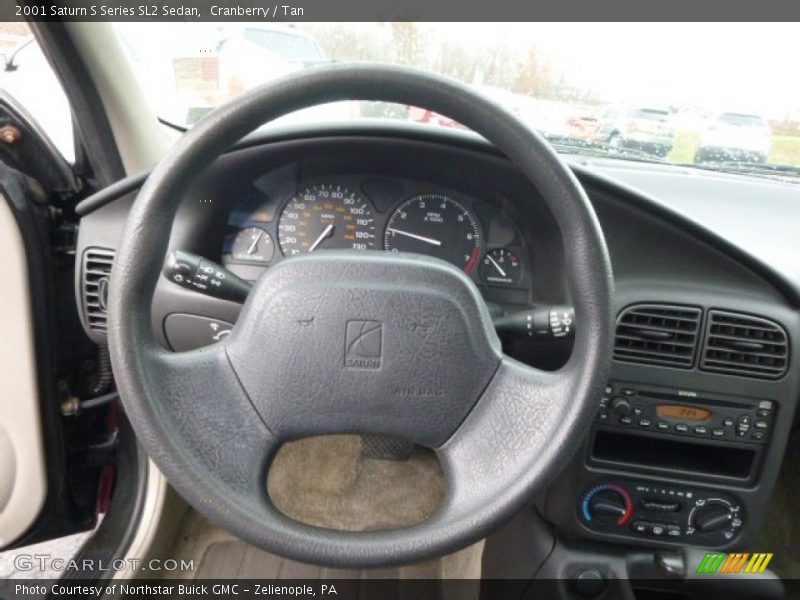 Cranberry / Tan 2001 Saturn S Series SL2 Sedan