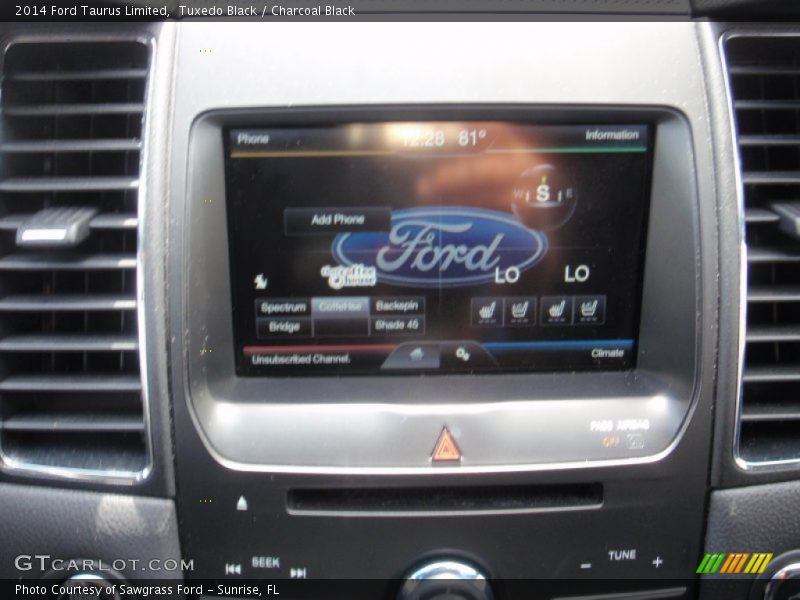 Tuxedo Black / Charcoal Black 2014 Ford Taurus Limited