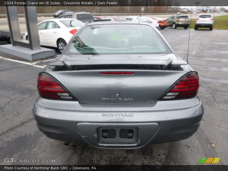 Greystone Metallic / Dark Pewter 2004 Pontiac Grand Am SE Sedan