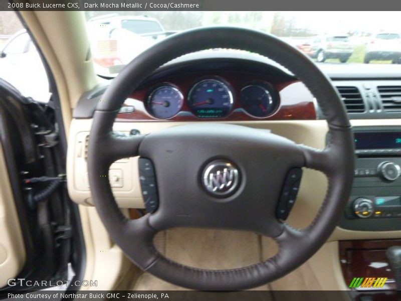 Dark Mocha Metallic / Cocoa/Cashmere 2008 Buick Lucerne CXS